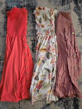 3 Summer Strapless Dresses